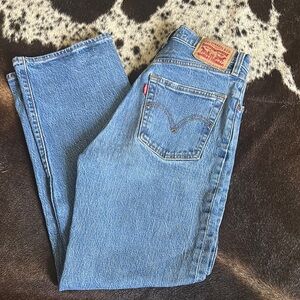 Levi rib cage straight jeans